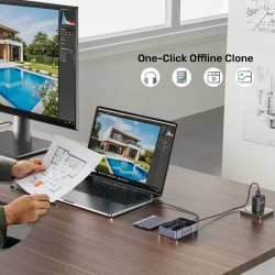 Unitek USB-C 2-Bay External M2 SSD Enclosure with RAID - S1247A - 20Gbps — Buy in Cyprus with Fast Delivery