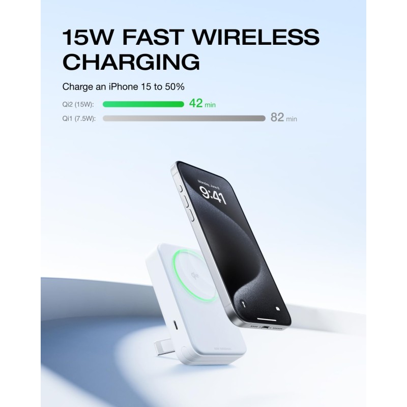 EcoFlow Charge Powerbank - Magnetic RAPID 10000mAh Silver — Buy in Cyprus with Fast Delivery