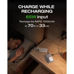 EcoFlow Charge Powerbank - Magnetic RAPID 10000mAh Silver — Buy in Cyprus with Fast Delivery