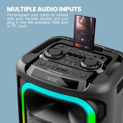 SonicGear HYPERBOX - 1500 Pro - 15'' Portable Karaoke Speaker 240W BT USB 2x Wireless Mics — Buy in Cyprus with Fast Delivery