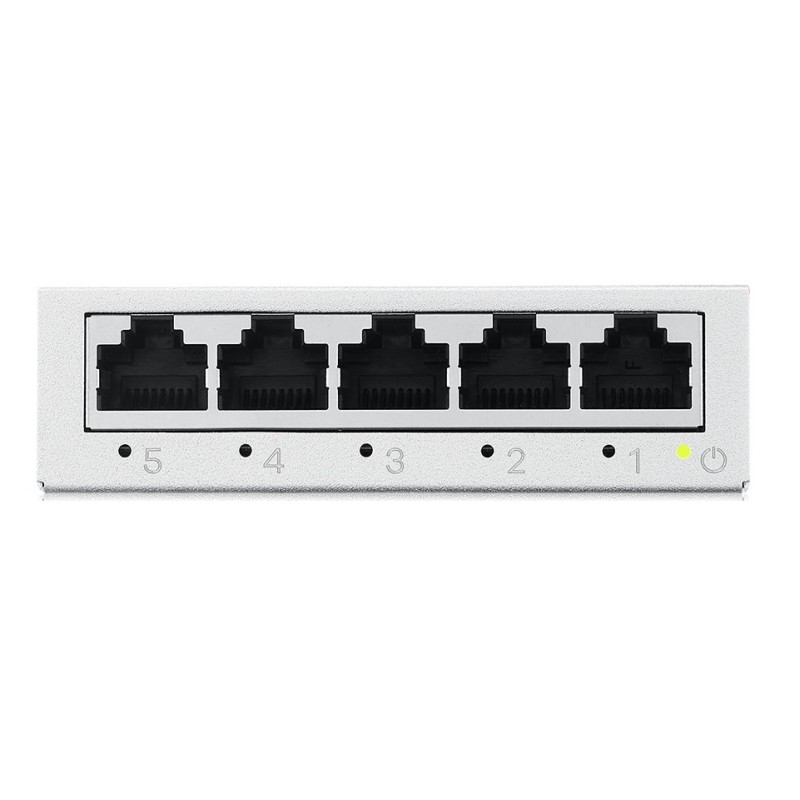 Zyxel Switch - GS-105BV5 - Gigabit Ethernet 5-Port Metal with QoS UK Plug — Buy in Cyprus with Fast Delivery