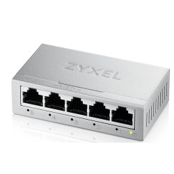 Zyxel Switch - GS-105BV5 - Gigabit Ethernet 5-Port Metal with QoS UK Plug — Buy in Cyprus with Fast Delivery