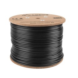 Lanberg CAT6 UTP CU Cable Outdoor 305m Black - LCU6-21CU-0305-BK - Cat6 UTP CU Cable Outdoor 305m Black