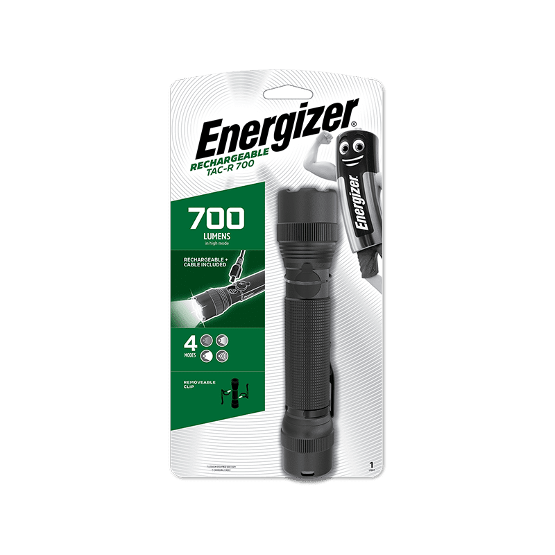 Energizer Light Torch - 700 Lumens (USB-C) - Tactical 700 Rechargeable — Buy in Cyprus with Fast Delivery