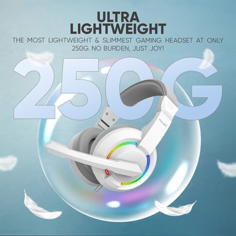 Armaggeddon Headset - PULSE 1 - Chroma Gaming Headset 3.5mm 2.1 40mm White — Buy in Cyprus with Fast Delivery