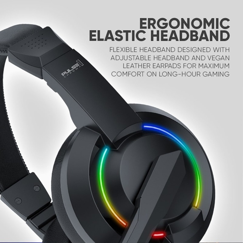 Armaggeddon Headset - PULSE 1 - Chroma Gaming Headset 3.5mm 2.1 40mm White — Buy in Cyprus with Fast Delivery