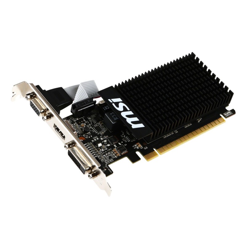 MSI GeForce GT 710 2GD3H LP - Low-Profile 2GB GDDR3, 954 MHz Core, 1600 MHz Mem — Buy in Cyprus with Fast Delivery