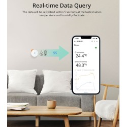 SONOFF Zigbee Smart Temperature Humidity Sensor - SNZB-02P - Zigbee Smart Temperature Humidity Sensor