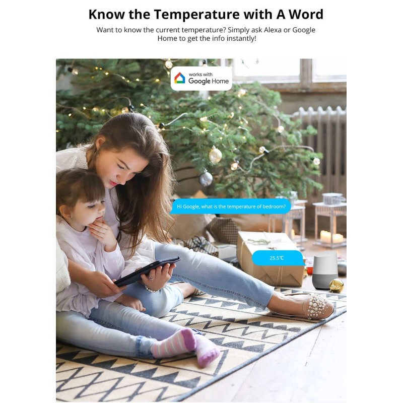 SONOFF Zigbee Smart Temperature Humidity Sensor - SNZB-02P - Zigbee Smart Temperature Humidity Sensor