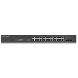 Zyxel Switch Gigabit Ethernet Managed 24-Port + 2SFP - GS1900-24 - UK Plug — Buy in Cyprus with Fast Delivery