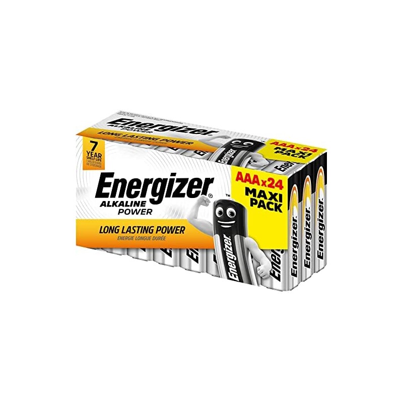 Energizer Alkaline Power AAA - 656.931UK - 24pcs pack — Buy in Cyprus with Fast Delivery