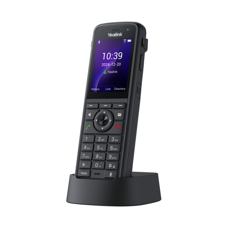 Yealink IP Phone - AX86R - Cordless Wi-Fi 6 Handset Ruggedized IP67 Roaming Dual Band with Bluetooth
