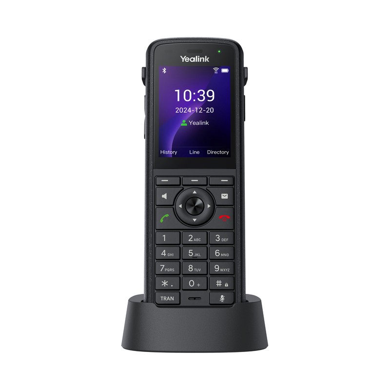 Yealink IP Phone - AX86R - Cordless Wi-Fi 6 Handset Ruggedized IP67 Roaming Dual Band with Bluetooth