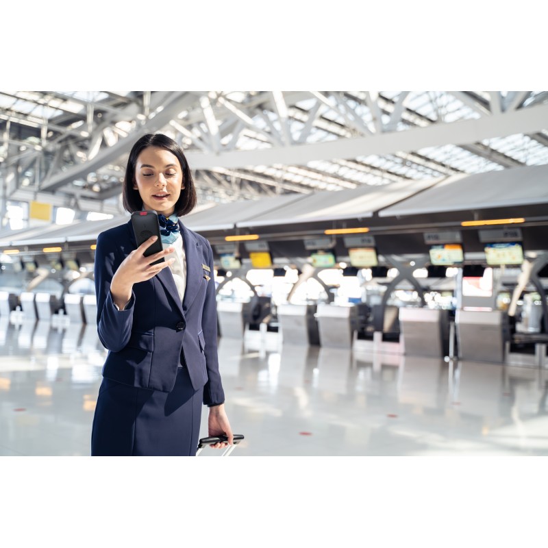 Yealink IP Phone - AX86R - Cordless Wi-Fi 6 Handset Ruggedized IP67 Roaming Dual Band with Bluetooth