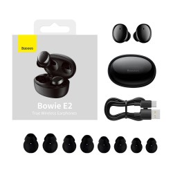 Baseus Headphones In Ear TWS Bowie - E2 - Black — Buy in Cyprus with Fast Delivery