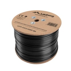 Lanberg CAT5e FTP CU Cable Outdoor 305m Black - LCF5-21CU-0305-BK - Cat5e FTP CU Cable Outdoor 305m Black