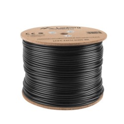 Lanberg CAT5e FTP CU Cable Outdoor 305m Black - LCF5-21CU-0305-BK - Cat5e FTP CU Cable Outdoor 305m Black