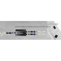Cudy PoE Extender - POE25 - Gigabit 2PoE 60W with PoE++ Input Outdoor IP67 — Buy in Cyprus with Fast Delivery