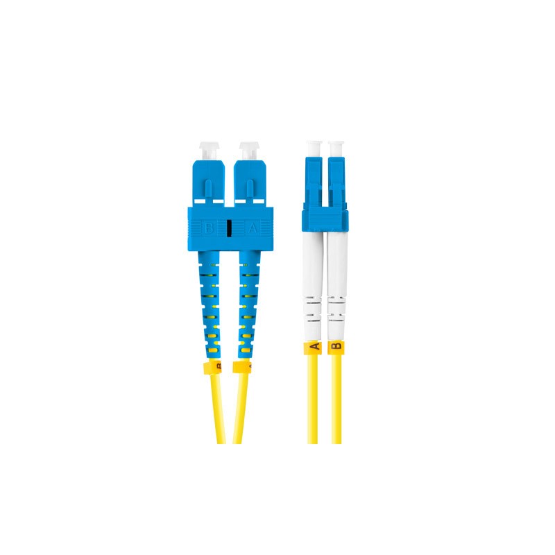 Lanberg Fiber Patch Cord - SC, LC - UPC - SM - 9 125 - Duplex - LSZH - 2.0m — Buy in Cyprus with Fast Delivery