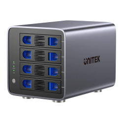 Unitek 4-Bay External SATA 2.5 3.5 HDD SSD Enclosure with RAID USB-A S1301A — Buy in Cyprus with Fast Delivery