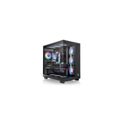 Thermaltake View 380 XL TG ARGB - Mid Tower PC Case, Black, Tempered Glass, ARGB Fans — Buy in Cyprus with Fast Delivery