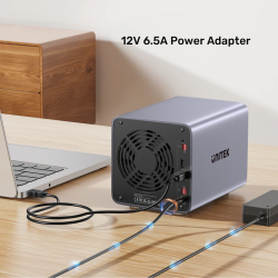 Unitek 4-Bay External SATA 2.5 3.5 HDD SSD Enclosure with RAID USB-A S1301A — Buy in Cyprus with Fast Delivery