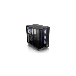 Thermaltake View 380 XL TG ARGB - Mid Tower PC Case, Black, Tempered Glass, ARGB Fans — Buy in Cyprus with Fast Delivery