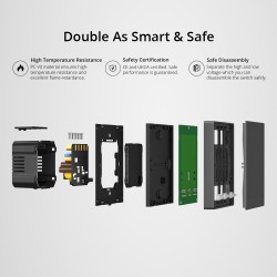 Sonoff - M5 UK 2C - 2 Buttons, WiFi, Smart Wall Mechanical Switch — Buy in Cyprus with Fast Delivery