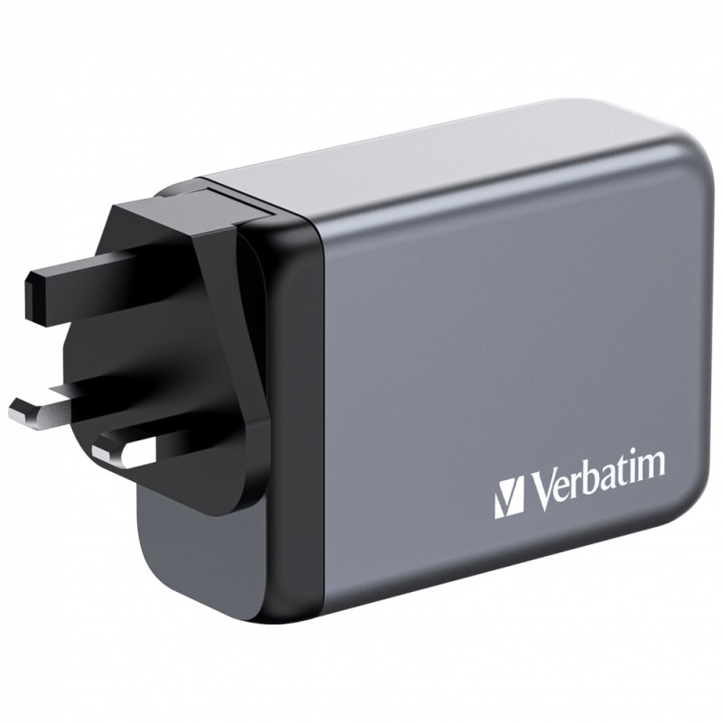Verbatim GaN Charger - GNC-240 - 4 Port 240W USB A C (EU UK US) — Buy in Cyprus with Fast Delivery