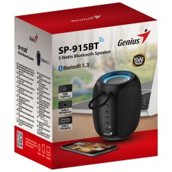 Genius Mobile Speaker Portable - SP-915BT - BT 5W Black — Buy in Cyprus with Fast Delivery