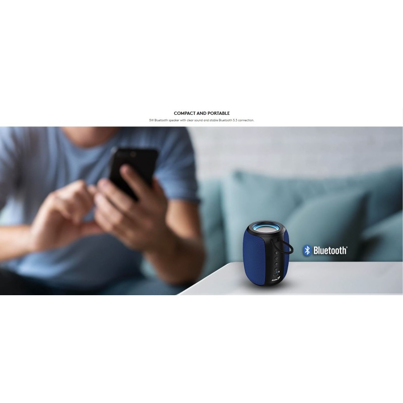 Genius Mobile Speaker Portable - SP-915BT - BT 5W Black — Buy in Cyprus with Fast Delivery