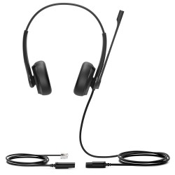 Yealink Headset Wired Analog RJ9 QD with Noice Cancelling for IP Phone - YHS34 - Dual — Buy in Cyprus with Fast Delivery