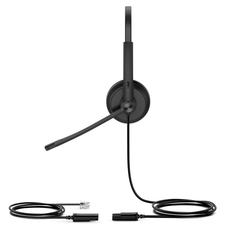 Yealink Headset Wired Analog RJ9 QD with Noice Cancelling for IP Phone - YHS34 - Dual — Buy in Cyprus with Fast Delivery