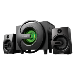 SonicGear 2.1 PC Speakers - Titan5 - BT USB FM LED 40W — Buy in Cyprus with Fast Delivery