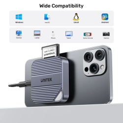 Unitek Card Reader Magnetic CF Express Type B 10Gbps - S1244B - PD100W — Buy in Cyprus with Fast Delivery