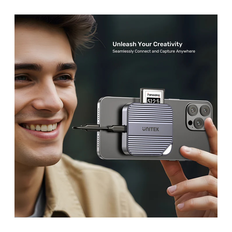 Unitek Card Reader Magnetic CF Express Type B 10Gbps - S1244B - PD100W — Buy in Cyprus with Fast Delivery