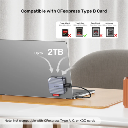 Unitek Card Reader Magnetic CF Express Type B 10Gbps - S1244B - PD100W — Buy in Cyprus with Fast Delivery