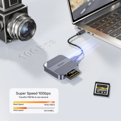 Unitek Card Reader Magnetic CF Express Type B 10Gbps - S1244B - PD100W — Buy in Cyprus with Fast Delivery