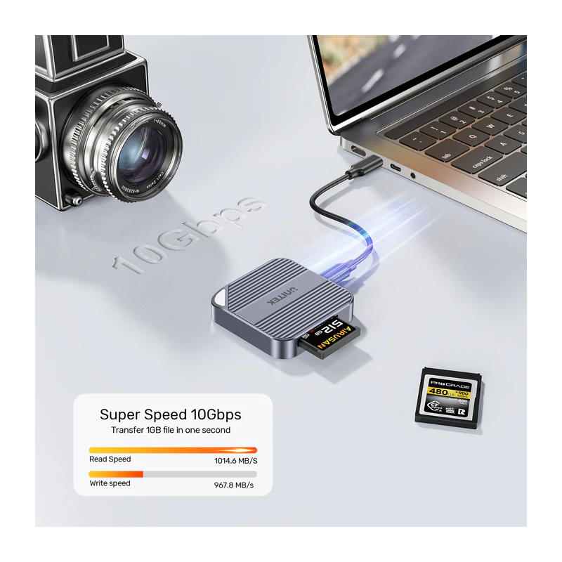 Unitek Card Reader Magnetic CF Express Type B 10Gbps - S1244B - PD100W — Buy in Cyprus with Fast Delivery