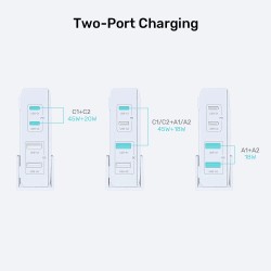 Unitek Charge Desktop - P1228AWH - 70W 4in1 GaN Charger White — Buy in Cyprus with Fast Delivery