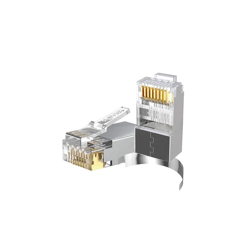 Unitek Network Connector RJ45 CAT7 EZ Crimp - OT1094ATP - 50pcs — Buy in Cyprus with Fast Delivery