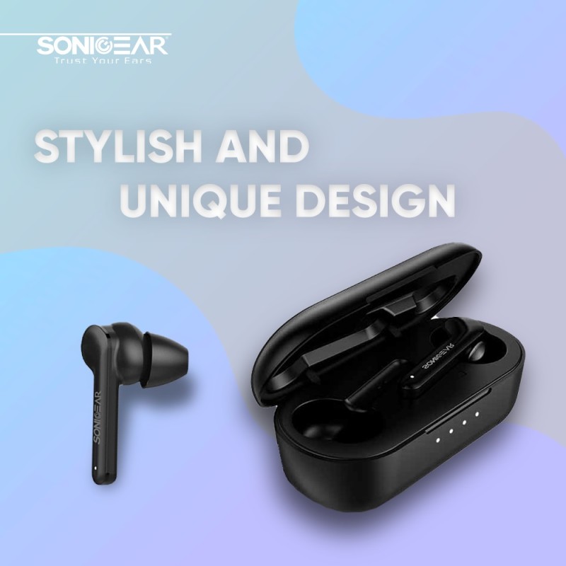SonicGear EARPUMP - TWS 5 PRO - IPX5 Earphones Black — Buy in Cyprus with Fast Delivery