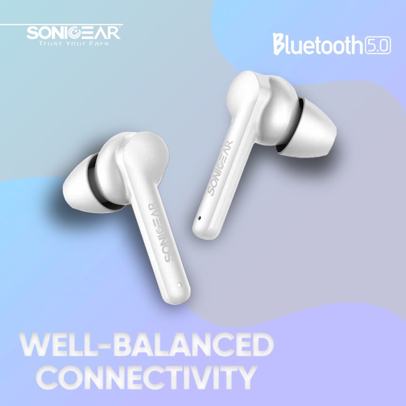 SonicGear EARPUMP - TWS 5 PRO - IPX5 Earphones Black — Buy in Cyprus with Fast Delivery