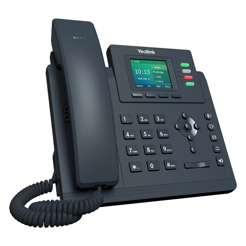 Yealink IP Phone - T33G - Desktop PoE 2.4'' Gigabit & Color Screen — Buy in Cyprus with Fast Delivery