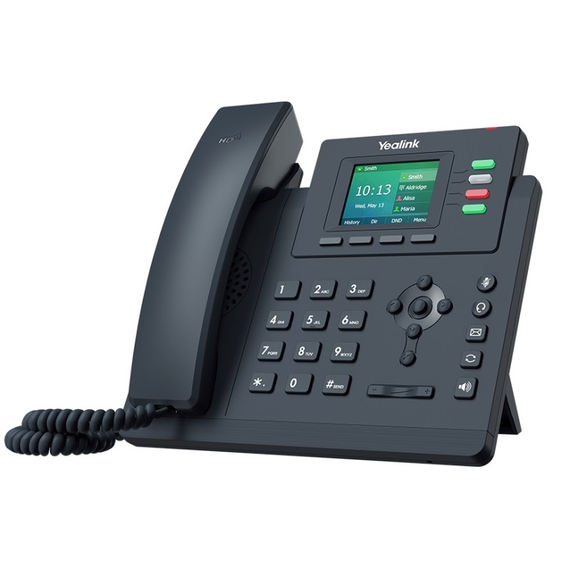Yealink IP Phone - T33G - Desktop PoE 2.4'' Gigabit & Color Screen — Buy in Cyprus with Fast Delivery