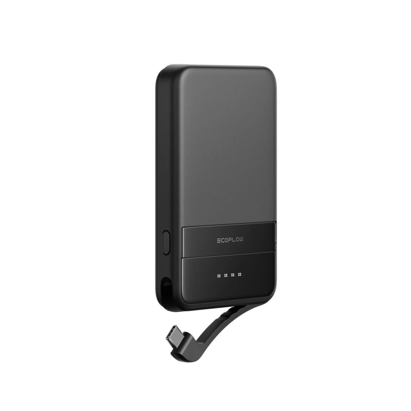 EcoFlow RAPID Magnetic Wireless Qi2 PowerBank 5000mAh - Black — Buy in Cyprus with Fast Delivery