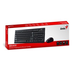Genius Keyboard-Mouse Set - KM-8101 - Wireless English — Buy in Cyprus with Fast Delivery