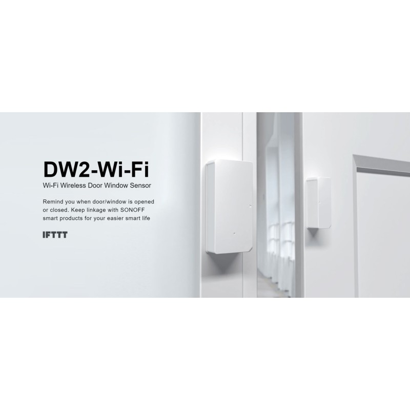 Sonoff Door & Window Alarm Sensor - DW2 - WiFi — Buy in Cyprus with Fast Delivery