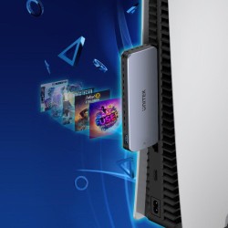 Unitek PCIe NVMe M2 SSD Enclosure For PS5 Storage Expansion - S1224A - PCIe NVMe M2 SSD Enclosure For PS5 Storage Expansion