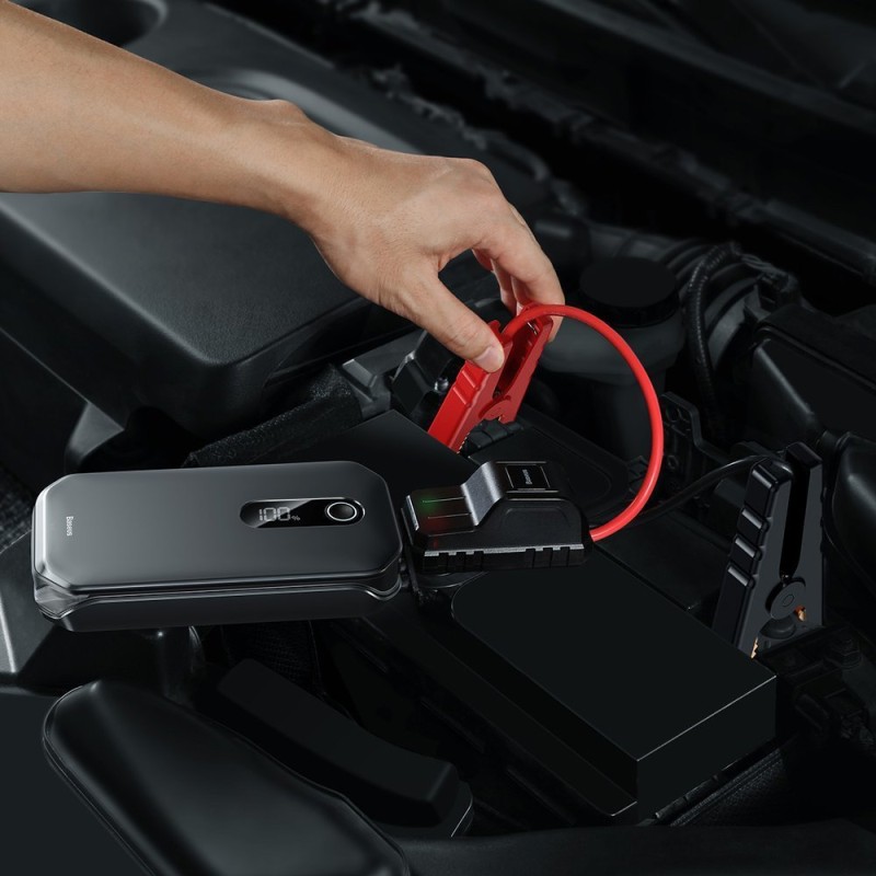 Baseus Car Jump Start Booster & Powerbank - 12V6L - 12000mAh — Buy in Cyprus with Fast Delivery